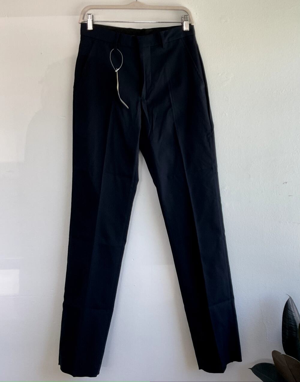 Estée Lauder Women's Navy Slim Straight Leg Dress Pants Career Office 10